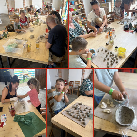 Tvoření z hlíny - dětský workshop