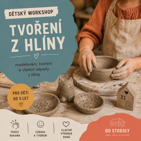 Tvoření z hlíny - dětský workshop